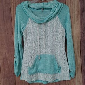 Vanity Cowl Neck Sweater Size M